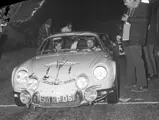 Orlandini and Girard pause at a checkpoint during the Critérium 83 Rallye, in which the duo finished 8th overall.