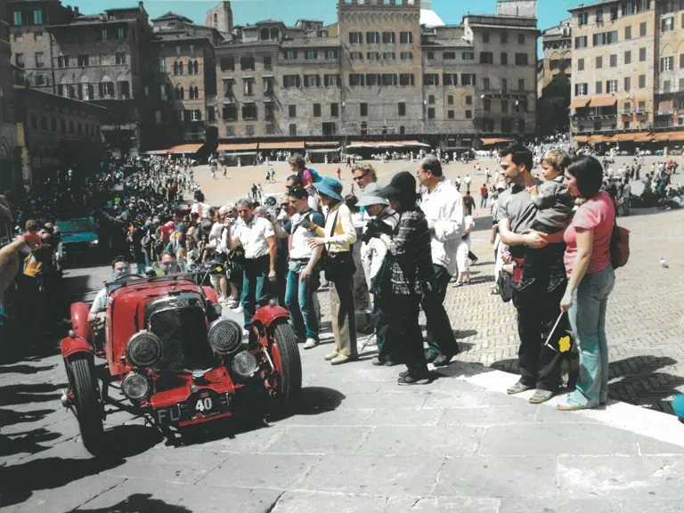 At the 2009 Mille Miglia Storico.