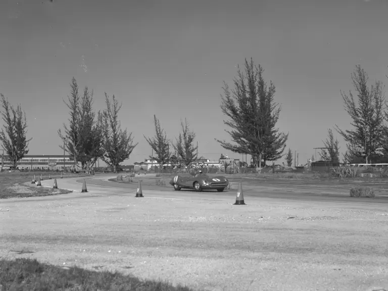 The Chevrolet Corvette SS at the 1957 12 Hours of Sebring.