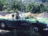 Hermann Beilharz as seen in his 507 on his wedding day.