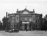 In front of International Geographical Congress in Warsaw, Poland - August 21, 1934.