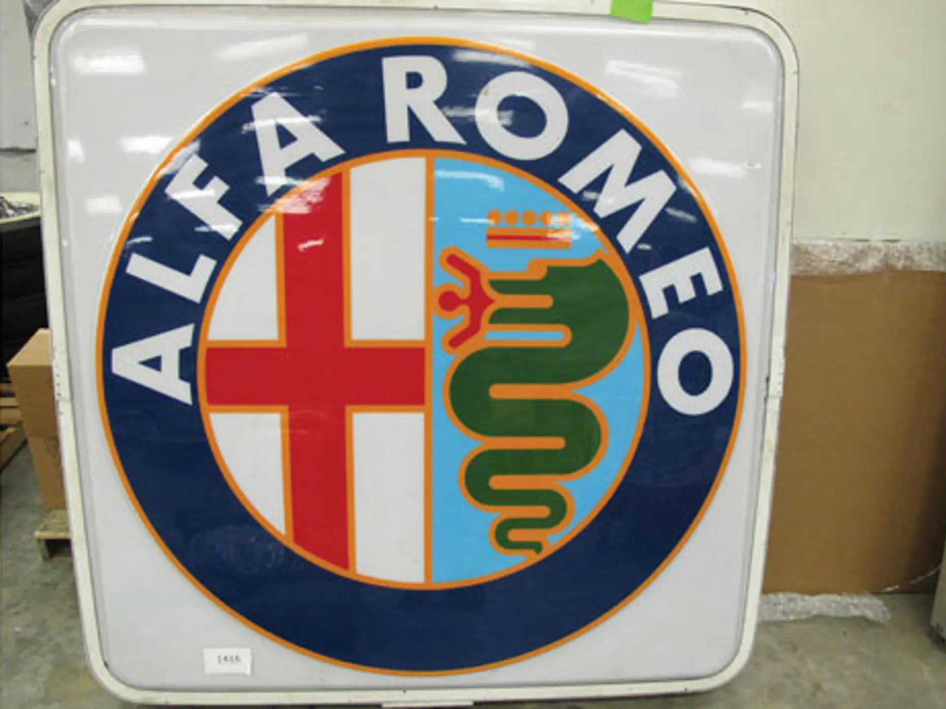 Alfa Romeo Illuminated Sign | Auburn Fall 2012 | RM Sotheby's