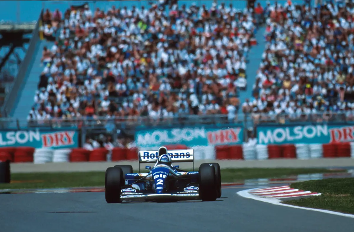David Coulthard races FW16B-01 to a 5th place finish at the 1994 Canadian Grand Prix.