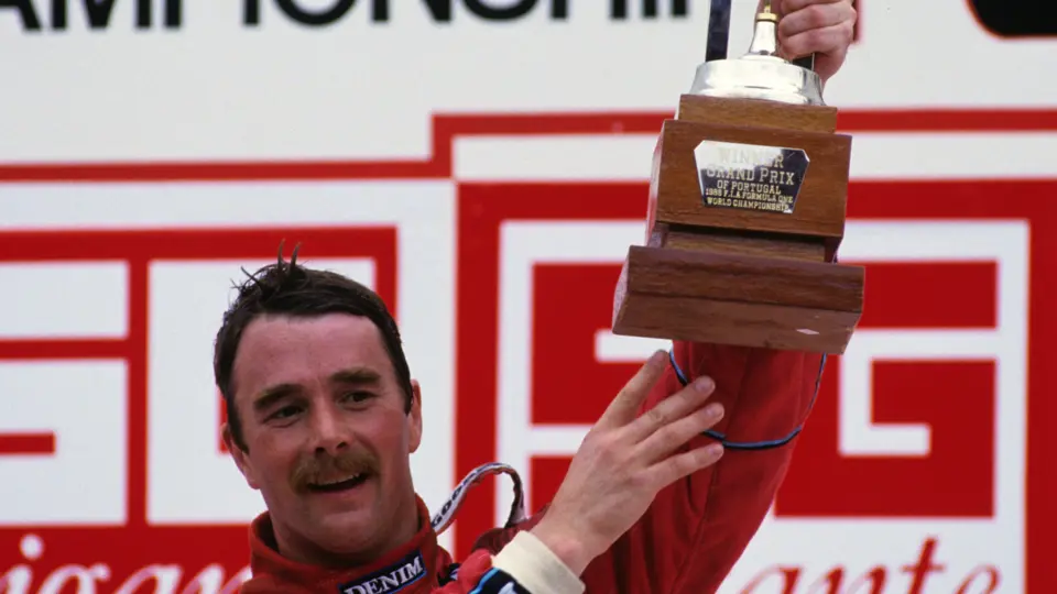 Portuguese Grand Prix Estoril 1986
Podium Nigel Mansell Williams FW11 wins the race, Alain Prost Mclaren MP4/2c was 2nd and Nelson Piquet Williams FW11 3rd
© Formula One Pictures / Picture by John Townsend. jt@f1pictures.com www.f1pictures.com.
Portuguese Grand Prix Estoril 1986
Podium Nigel Mansell Williams FW11 wins the race, Alain Prost Mclaren MP4/2c was 2nd and Nelson Piquet Williams FW11 3rd
© Formula One Pictures / Picture by John Townsend. jt@f1pictures.com www.f1pictures.com.