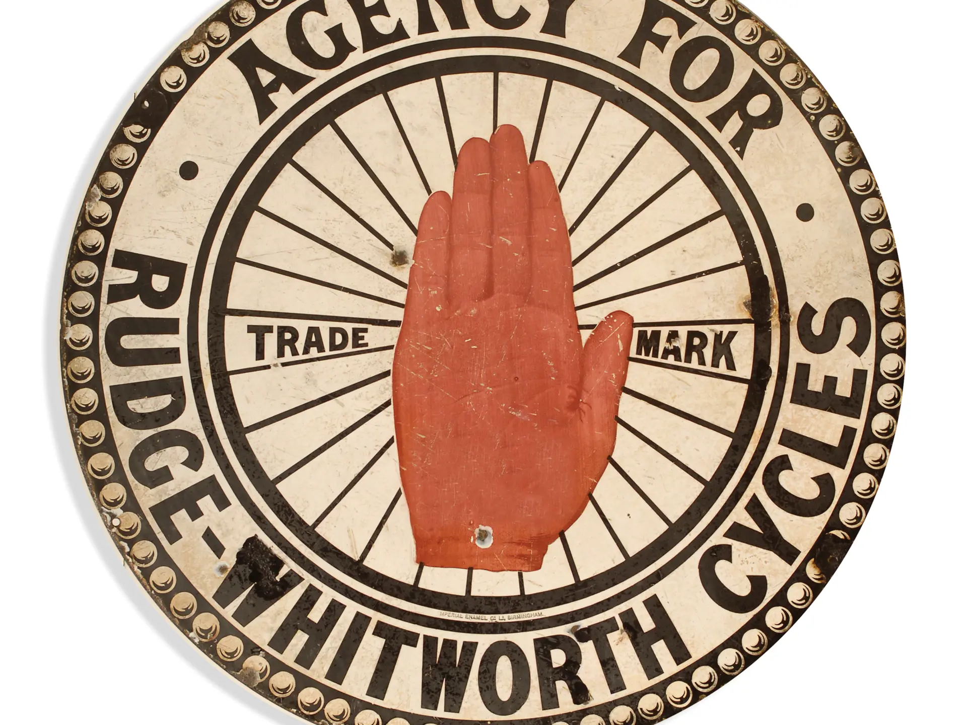 RUDGE-WHITWORTH CYCLES SIGN | The Ponder Collection | RM Sotheby's