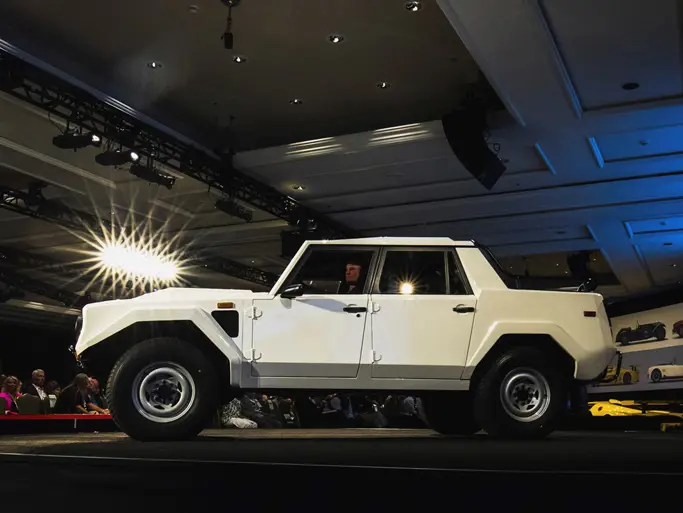 1988 Lamborghini LM002 offered at RM Sothebys Amelia Island 2019 live auction