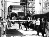 The Rolls-Royce is loaded for shipping, likely to or from its sojourn in the Southern Hemisphere.