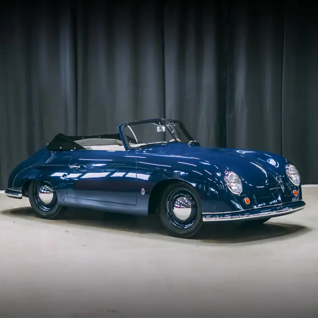 Porsche 356 America Roadster 1952 Bleu Foncé 1/18 Cult Models Cml044 1