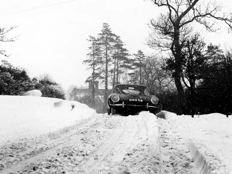 6162 RW as seen during the 1962 Tour De France, where it was driven as a press car by Andrew Whyte.