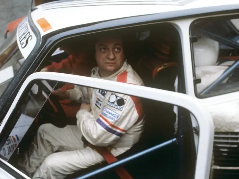  Jean-Luc Therier preparing for another stage on the 1984 Monte Carlo Rally.