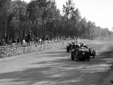 This Aston Martin leads the number “10” Alfa Romeo 8C 2300 MM during the 1932 24 Hours of Le Mans.