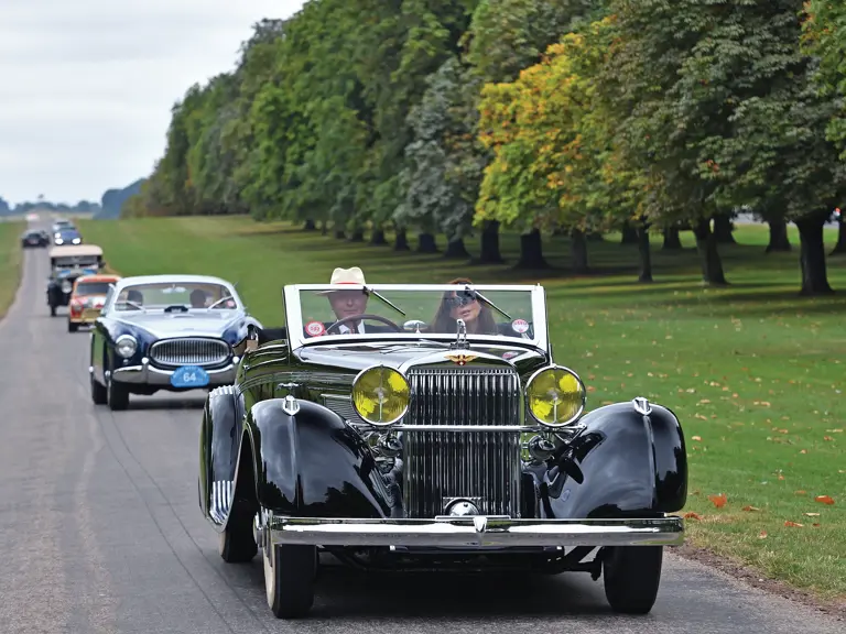 The Hispano-Suiza on display at the 2016 Concours of Elegance at Windsor Castle.