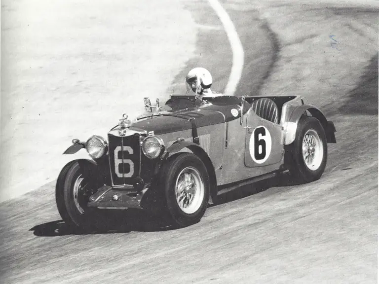 The MG ND Magnette at the Monterey Historics, Laguna Seca Raceway, circa 1970s’