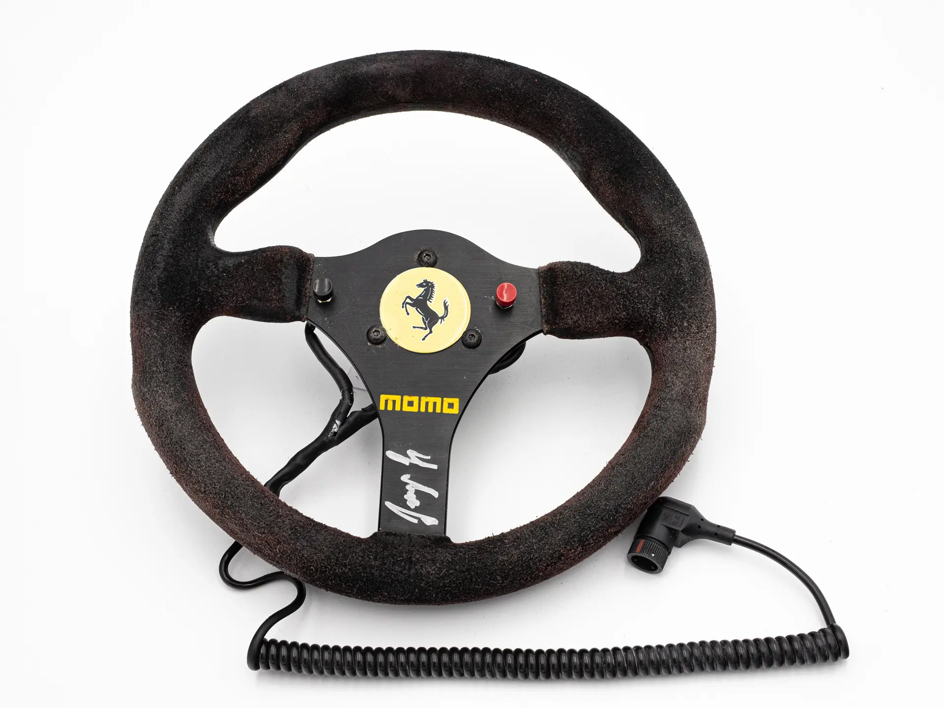 1988 Momo Scuderia Ferrari 87/88C Gerhard Berger Signed Steering