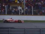 Villeneuve hits the brakes in Argentina. Having qualified 7th, FW20-03 would not finish the race in Buenos Aires after tangling with McLaren rival David Coulthard.