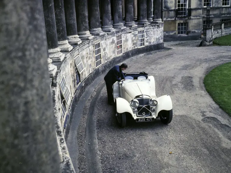 Chassis 39103 is pictured outside Stowe House in late-1969 for a Motor magazine feature article.