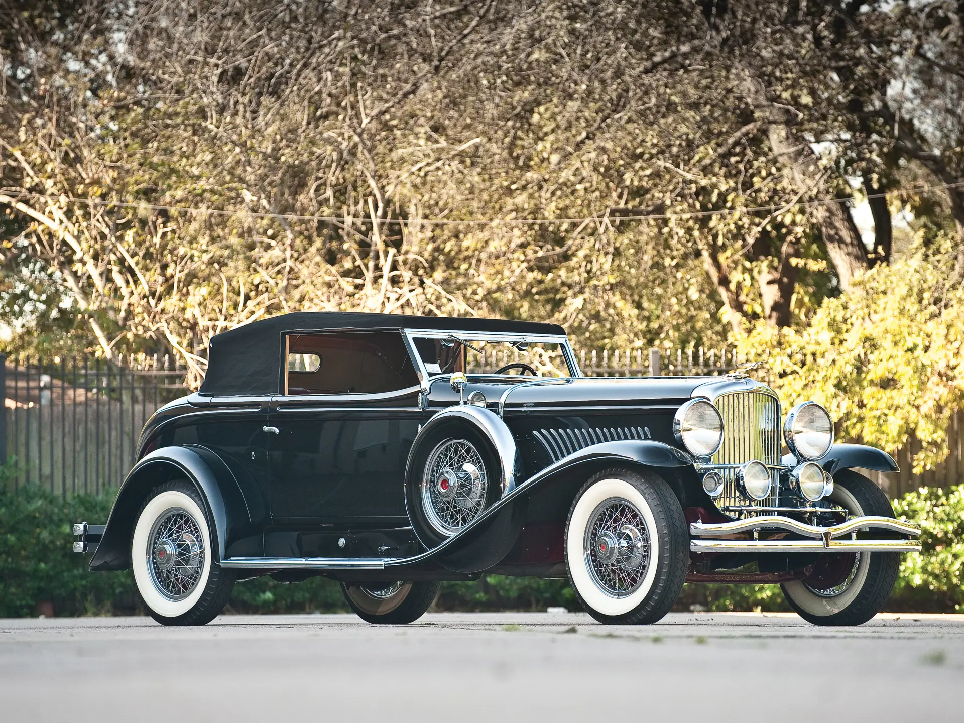1933 Duesenberg Model J Torpedo Convertible Victoria by Rollston