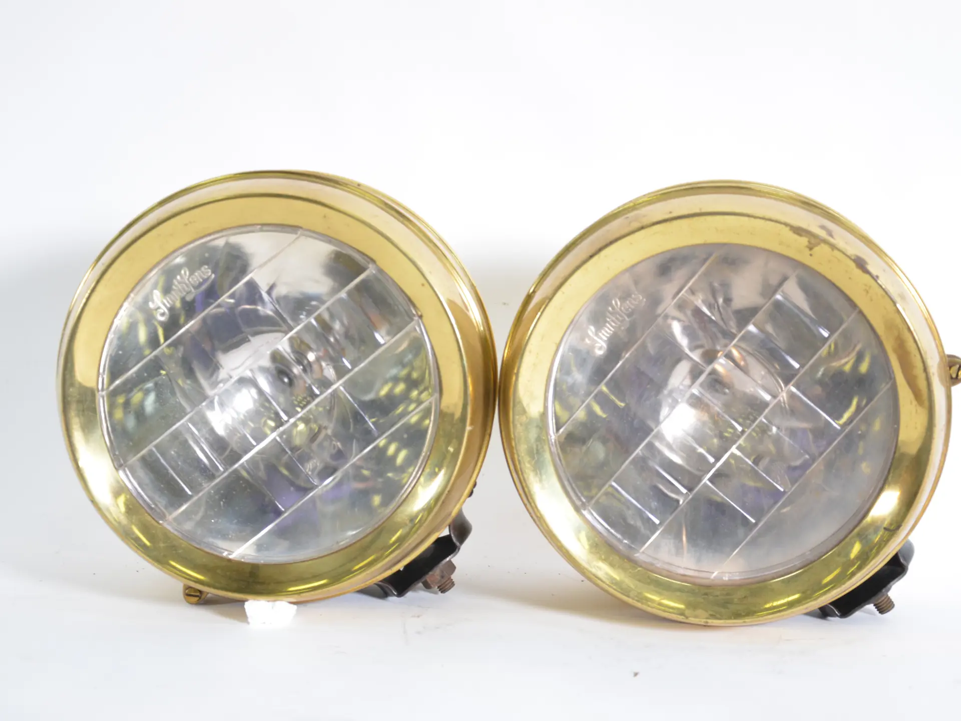 A pair of brass drum headlamps | Auburn Spring 2016 | RM Sotheby's