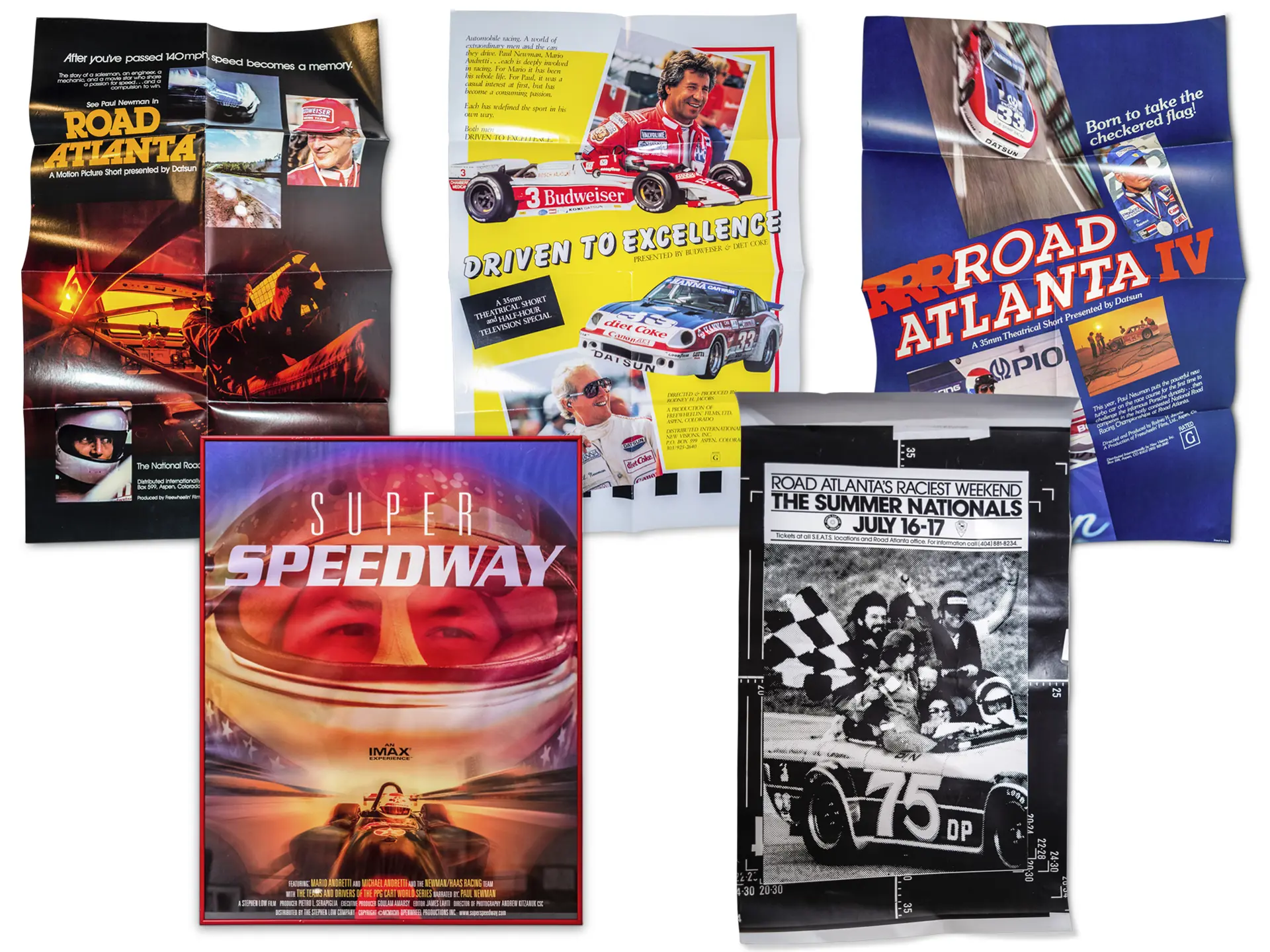Five Posters Related to Movies and TV Specials About Racing | High ...