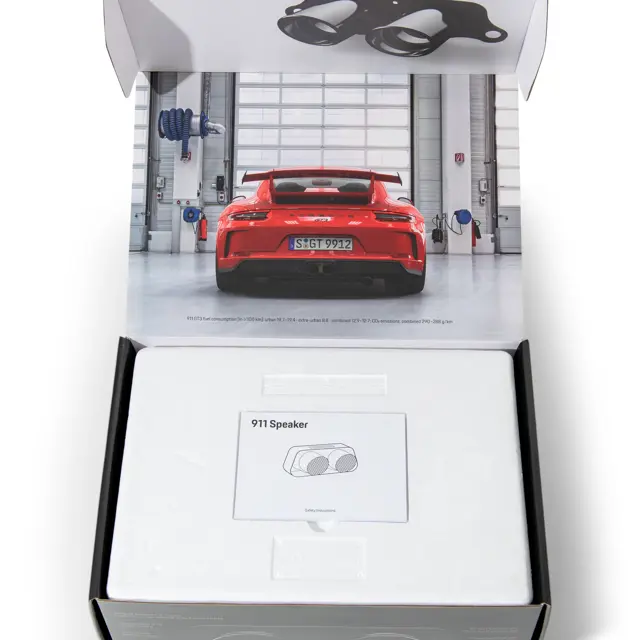 Porsche Design Original Porsche 911 GT3 Tailpipe Speaker | The