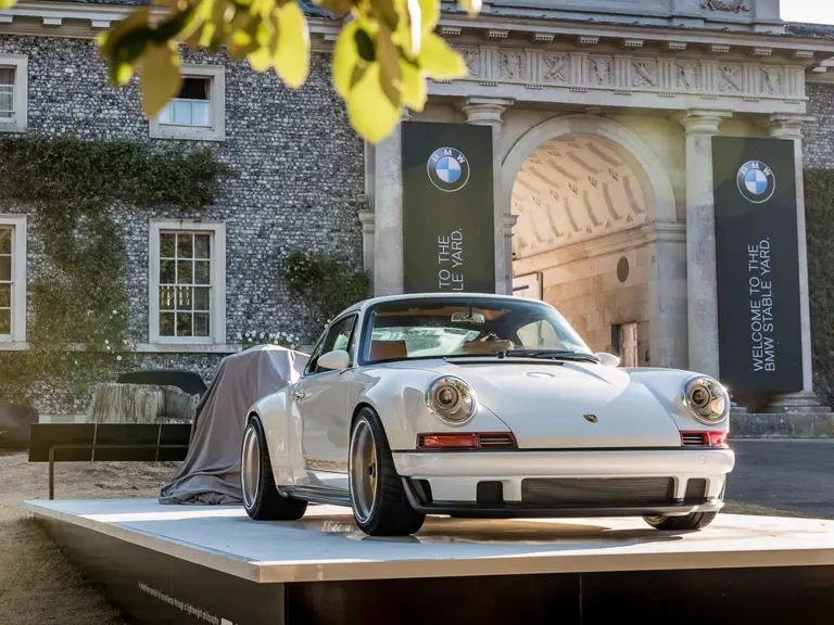 DLS EP1 upon the model's unveiling at hte 2018 Goodwood Festival of Speed.