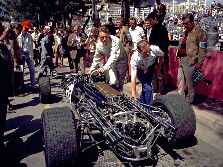 Chassis number 103 as seen at the 1967 Monaco Grand Prix.