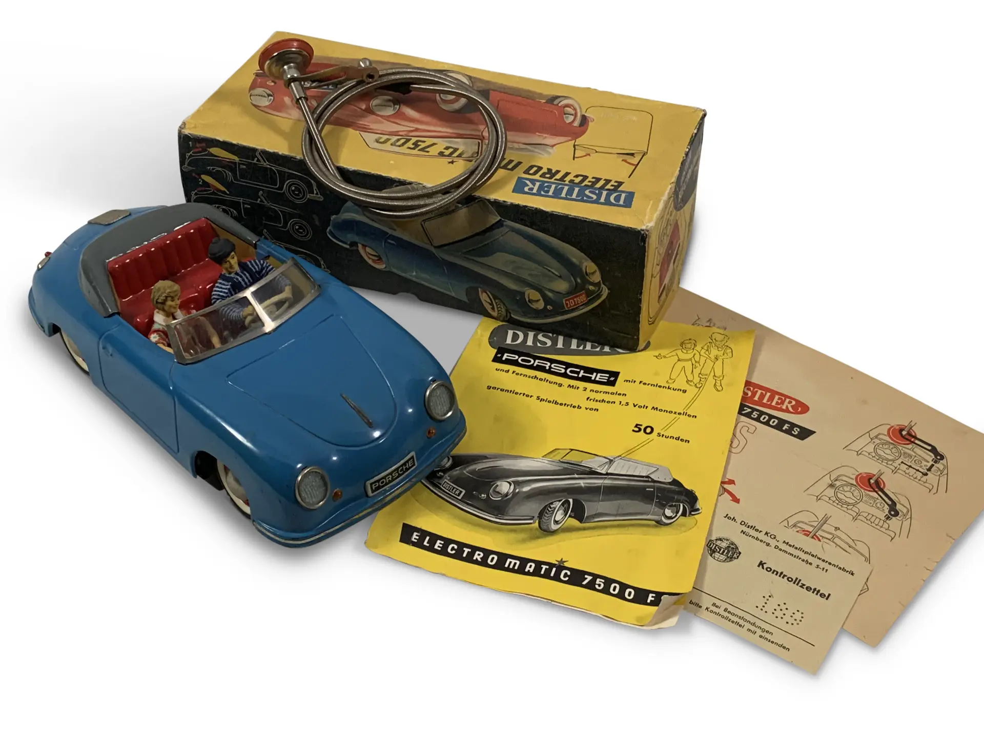 ミニカー Schuco DISTLER PORSCHE ELECTROMATIC 7500 Distler Electro-Matic 7500 with Porsche License Plate | A Lifetime