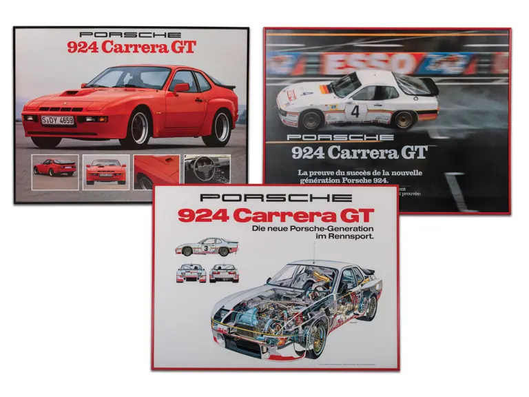 Porsche 924 Carrera GT Framed Posters | The Taj Ma Garaj