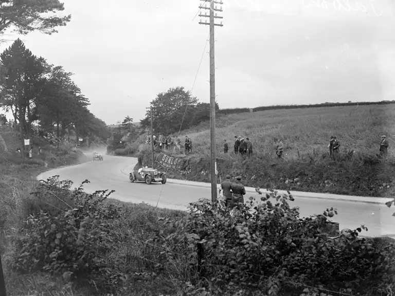 Brian Lewis leads the way at the 1931 RAC Tourist Trophy, finishing 4th overall and 2nd in class.