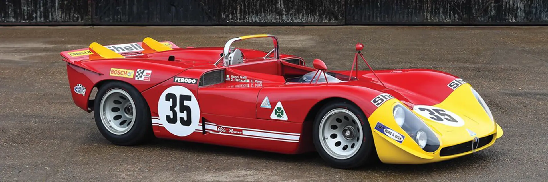 1969 Alfa Romeo Tipo 333 Sports Racer offered at RM Sothebys Monaco live auction 2022