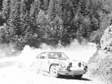 Joginder Singh behind the wheel of the 911 S during the 1969 Internationale Semperit Rally.