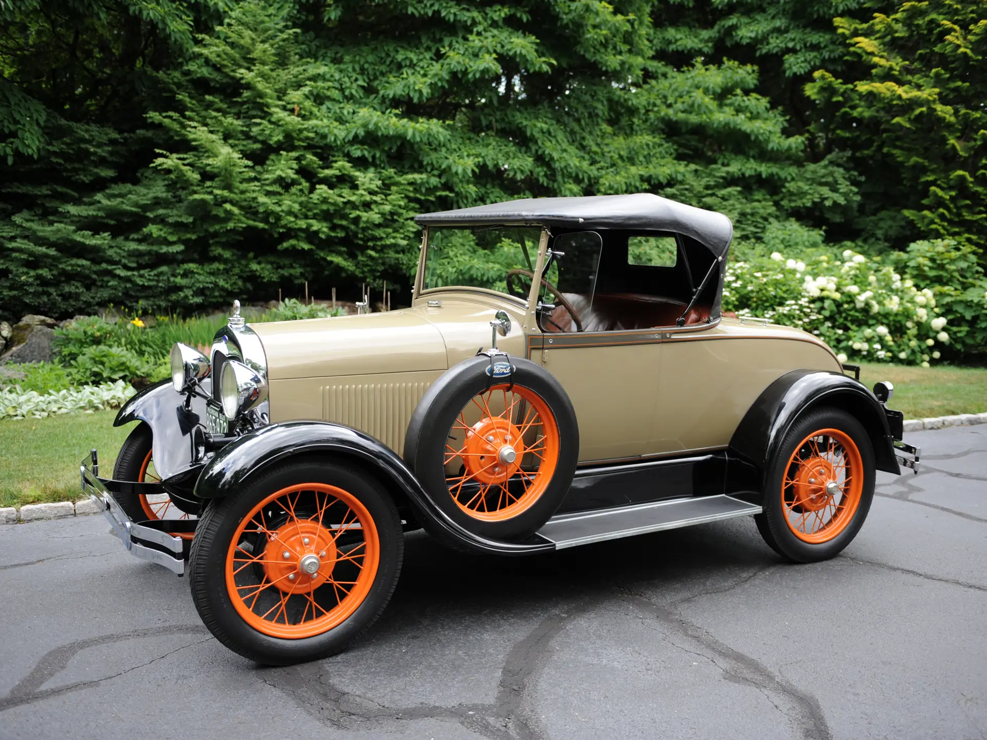 Hubley 1930 Packard Ford Model A Roadster 1:20 Metal Model