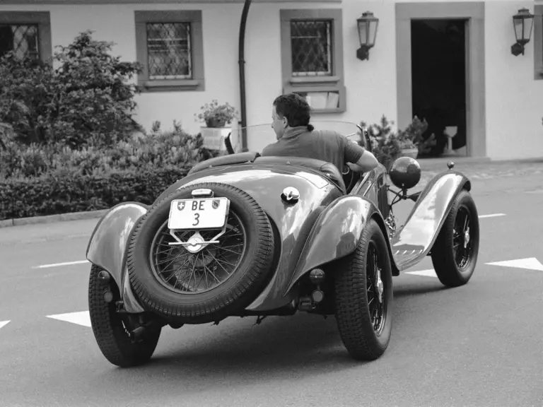 As noted in Simon Moore’s book The Legendary 2.3: Alfa Romeo 8C 2300, this photo from 1990 shows the car in Switzerland after being rebodied in the 1980s.