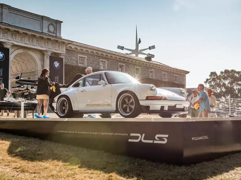 DLS EP1 upon the model's unveiling at hte 2018 Goodwood Festival of Speed.