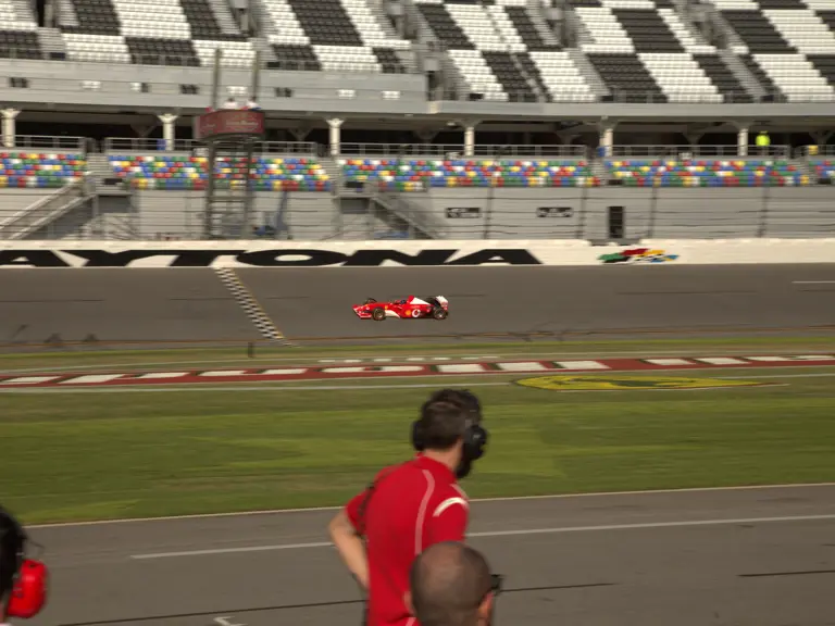 Chassis no. 215 at speed during the 2016 Finali Mondiali at Daytona.