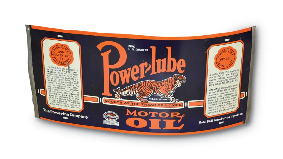 Power-Lube Motor Oil Can | Auburn Spring 2019 | RM Sotheby's