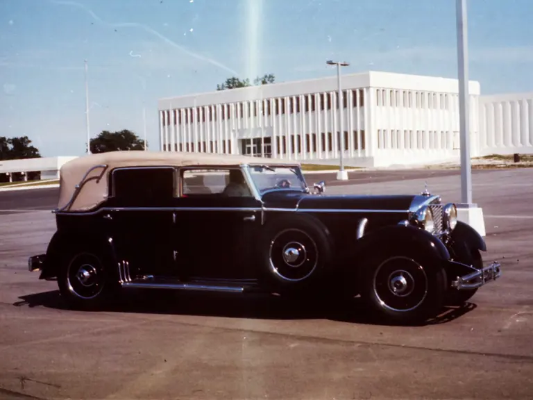 The 770 K attends a CCCA Grand Classic at the Speedway, ca. late-1960s.