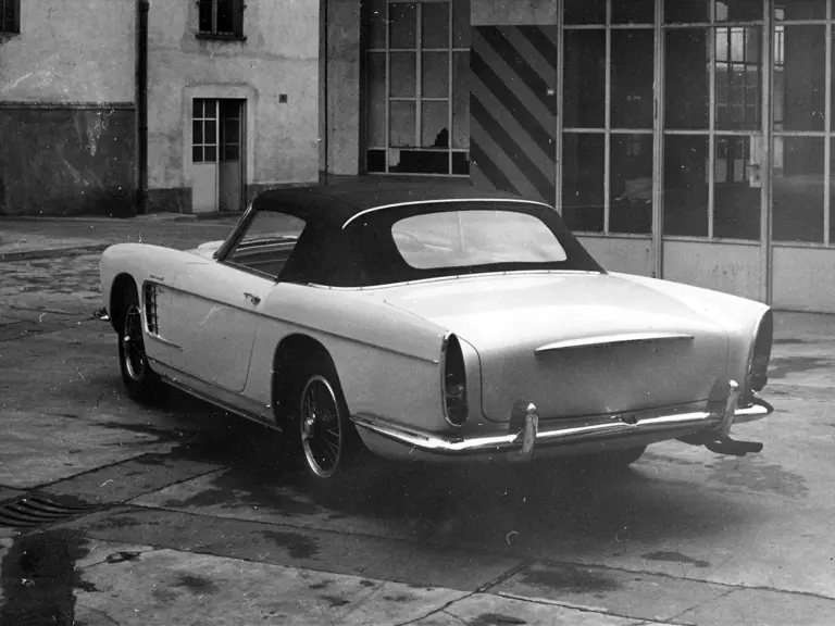 Pietro Frua’s studio, shortly after chassis 101268 had been built.