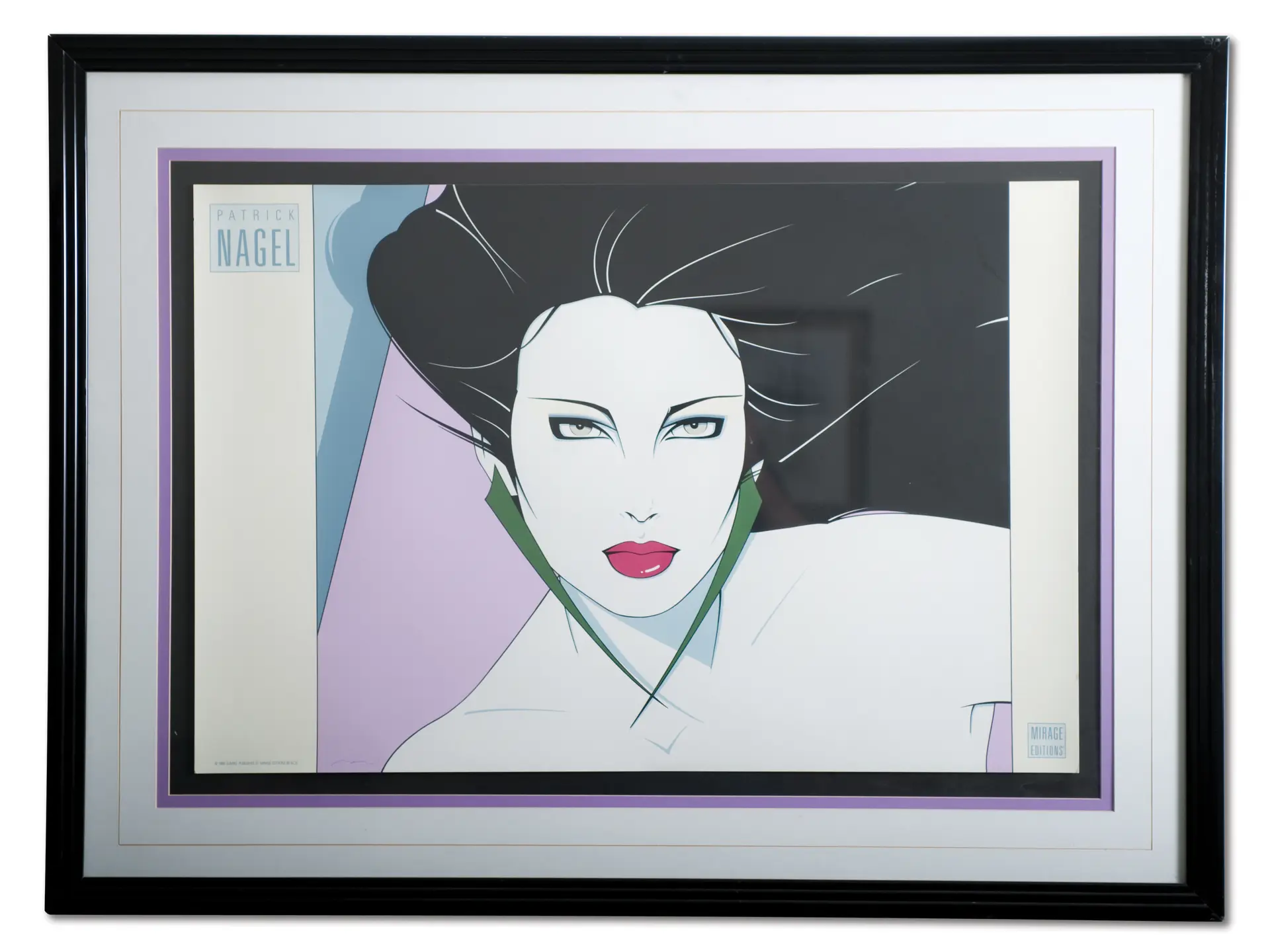 Patrick Nagelのシルクスクリーン Patrick Nagel Commemorative #7 Limited Edition Silk-screen