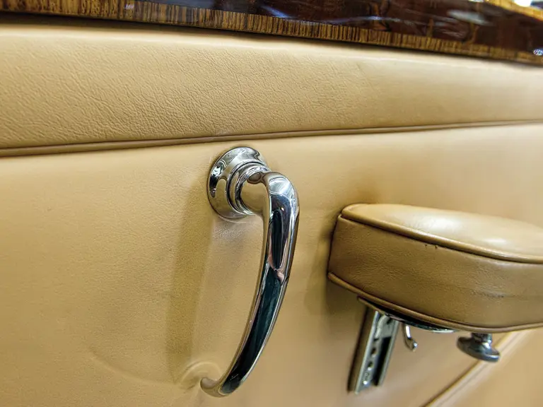 Car shot for RM for London auction.  Car belongs to Dennis NIcotra.   Packard Convertable V12, LF11, R115, 1956 Bentley Continential