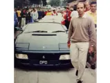 Chassis 97310 at the Ferrari 50th Anniversary in June 1997 in Rome, driven by the consignor with Ferrari Formula 1 driver Nicola Larini as his passenger.