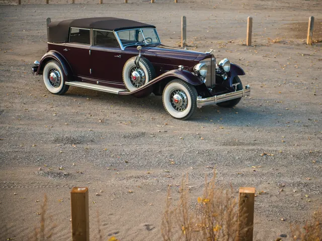 1932 Packard 906 Individual Custom Twin Six Convertible Sedan by