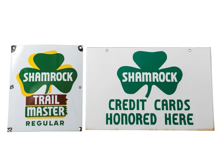 Shamrock Porcelain Signs | The Dingman Collection | RM Sotheby's