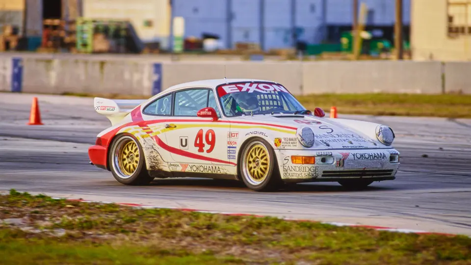 The RSR (#49) at the 12 Hours of Sebring, 1994.