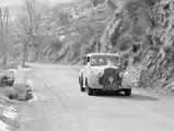 Couper, Tabor, and Fillingham at the 1953 Monte Carlo Rally.