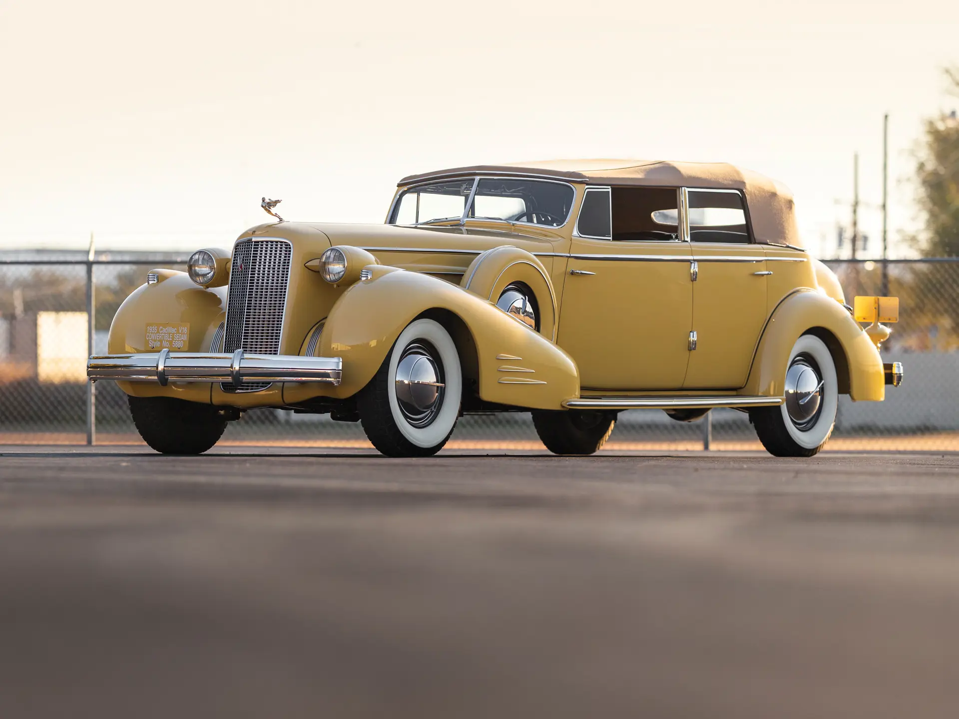 1935 Cadillac V-16 Imperial Convertible Sedan by Fleetwood