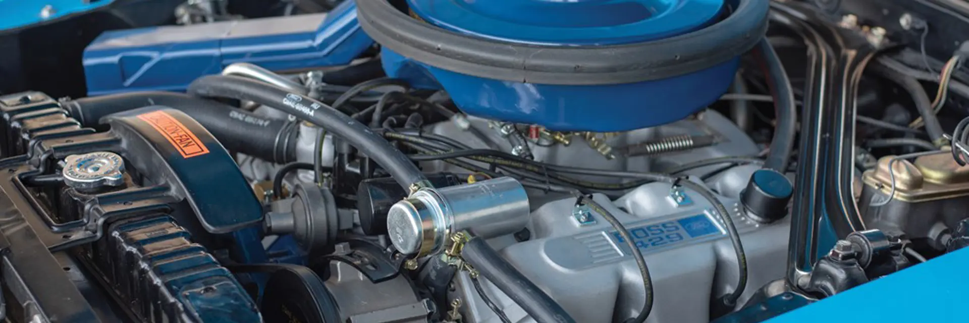 Engine of 1970 Ford Mustang Boss 429 offered at RM Auctions Auburn Fall Auction 2019