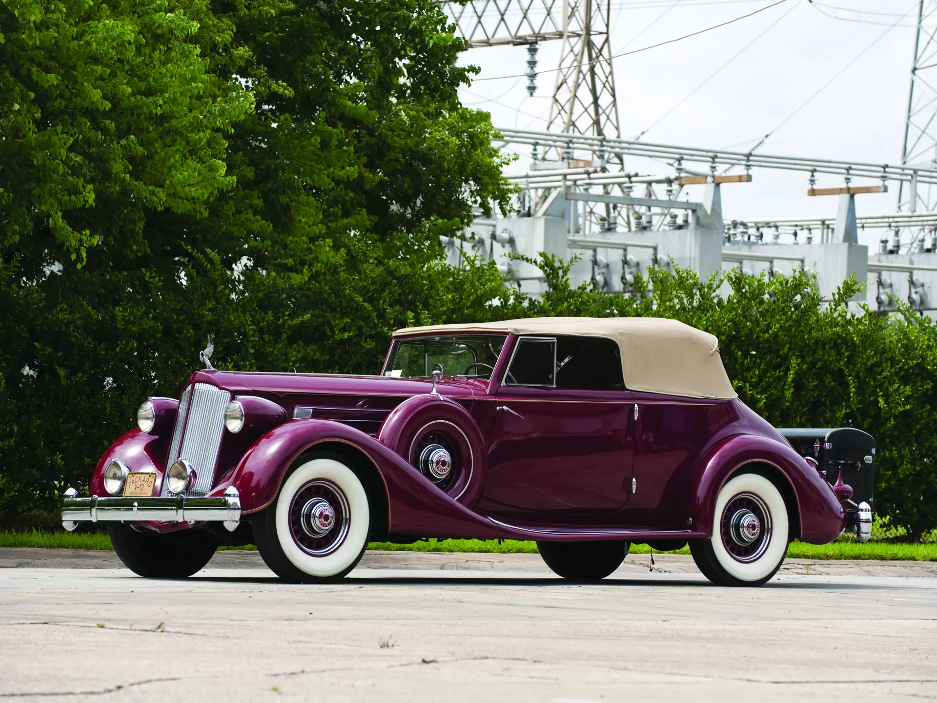 1936 Packard 1407 Twelve Convertible Victoria | Auburn Fall 2010