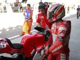 The GP6 as seen during the final round of the 2006 MotoGP season at Valencia.
