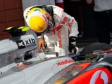 Istanbul Motor Park, Istanbul, Turkey
30th May 2010
Lewis Hamilton, McLaren MP4-25 Mercedes, 1st position, arrives in Parc Ferme. Portrait. Helmets. Finish.
World Copyright: Steven Tee/LAT Photographic